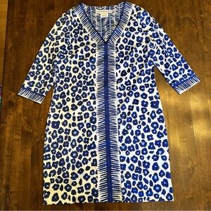 Gretchen Scott Dress Size M‎ Animal Leopard Spring Summer Resortwear Vacation 💙